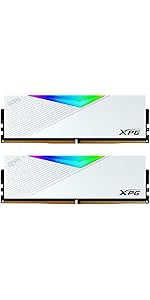 新品未開封】RGB DDR5 32GB （16GB 2枚）ホワイト ddr5 16gb×2枚 rgb」