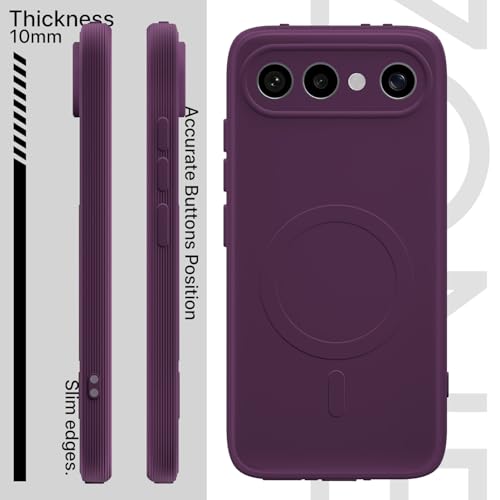 Image of Pikkme Back Cover for Vivo X300 FE 5G Soft Matte Silicone Mag-Safe Design (Mag-Safe Not Support) Camera Protection | Slim Fit Bumper Cover (Purple)