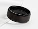 Couples 8mm Wedding Bands, Stainless Steel Ring, Mens Black Rings Womens, Size 8