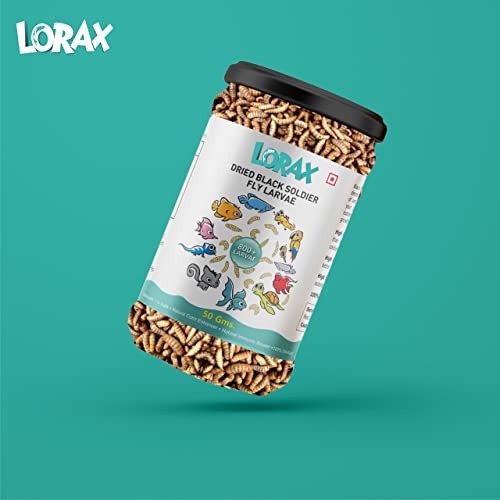 Lorax-Fish-Food-100-Gram-Black-Soldier-Fly-Larvae-Dried-More-Calcium-Than-Meal-Worms-40-Protein