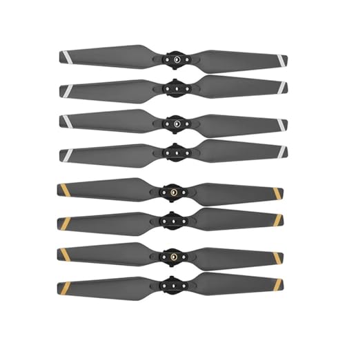 Hélices Drone Pro 8330 pliables : lot de 8 pales de rechange sens horaire et antihoraire