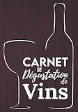 Carnet de Dégustation de Vins: Journal d\'Oenologie à Compléter pour Sommeliers,Oenologues étudiants,Cavistes & Amoureux du Vin Grand Cru (Rouge,Rosé & ... Agenda pour Déguster les Vins Français