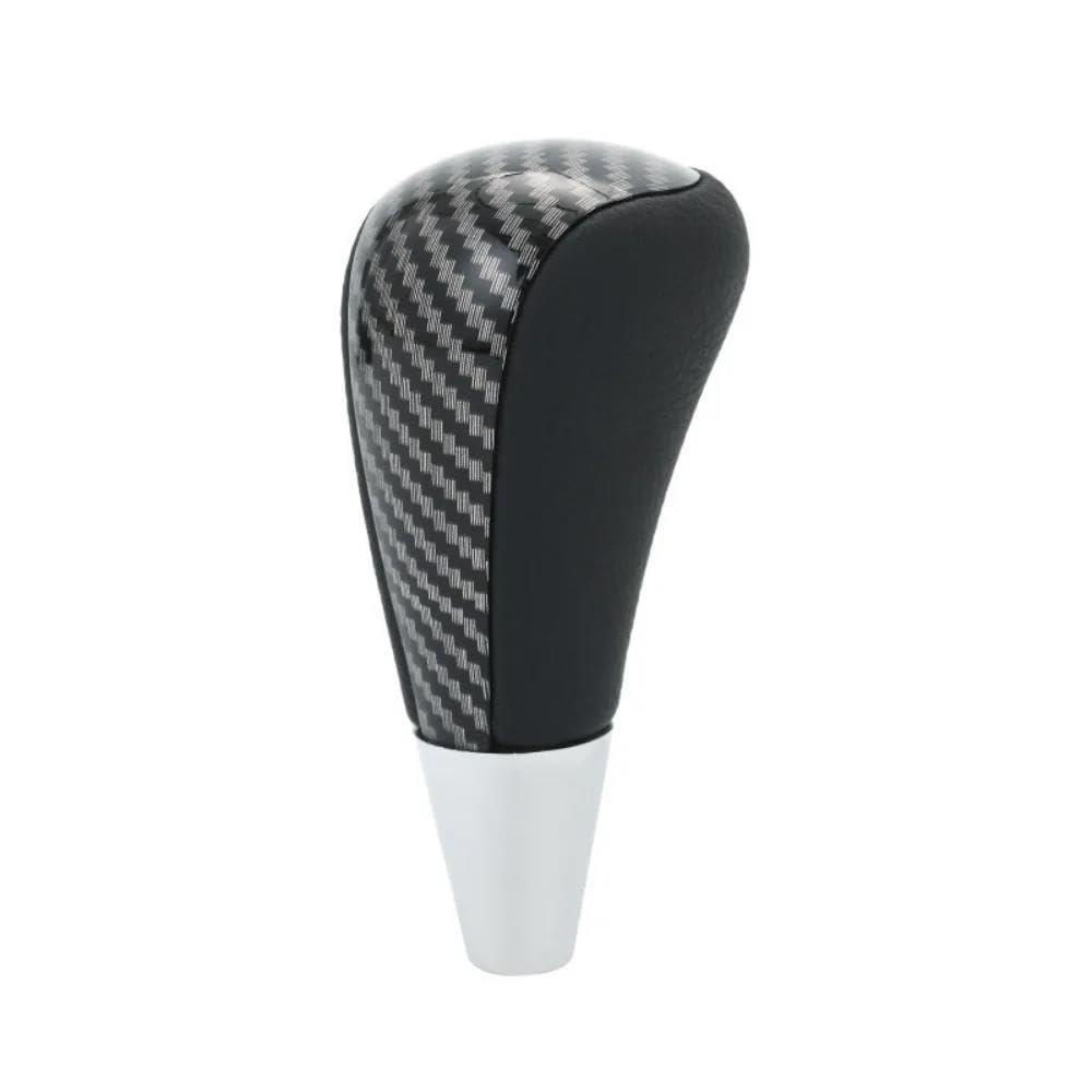 Sxqpocar Carbon Fibre Gear Shift Knob Shift Lever Knob Stick Headball For Toyota Prado For Hilux For Camry For Crown For Rav4 For Fortuner Shift Lever Head(Carbon Fibre)