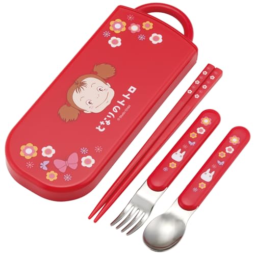 Mon Voisin Totoro Set baguetes et cuilerre et Fourchette Mei Red