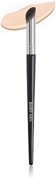 ENZO KEN Angled Concealer Brush Under Eye, Concealer Brush, Small Nose Contour Brushes, Nose Brush Contour, Nose Brushes Angle, Small Concealer Brushes, Angled Makeup Brush - Black, 8M02