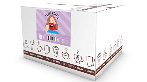 Image of Crave Beverages Flavored Coffee Pods, Compatible with 2.0 K-Cup Brewers, Single Serve French Vanilla, 100 Count