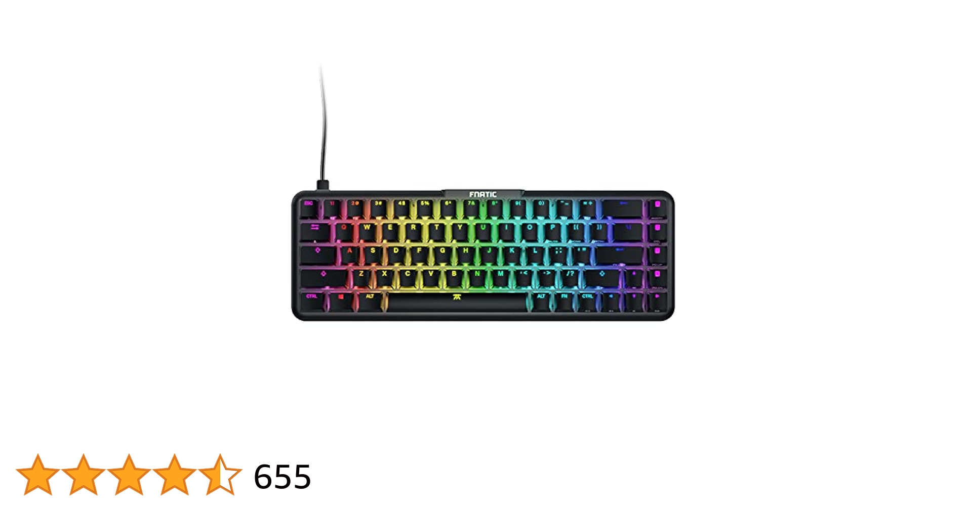 Amazon.co.jp: FnaticGear STREAK65 US ゲーミングキーボード