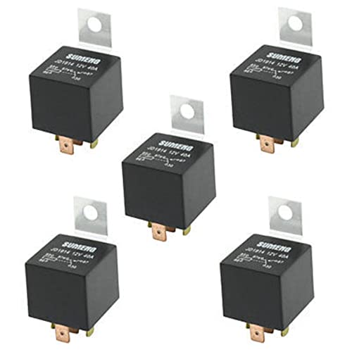 Relais de puissance 12V 40A SPDT à 5 broches pour l'électricité de votre véhicule