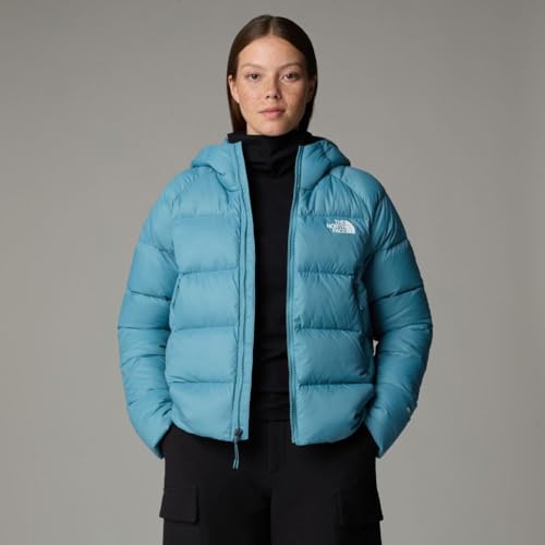 The North Face Women's Hyalite Down Hoodie Jacket, Algae Blue, XL - Image 4