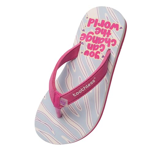 Image of toothless Kids Printed Flip Flop | Soft EVA Sole | Anti-Slip | Comfortable Wear | Lightweight | Durable | Summer Footwear for Boys & Girls | Casual Slippers