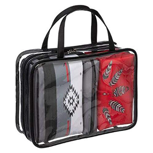 Paris Prix Five Simply Smart - Set de 4 Trousses de Toilettes Buffalo 27cm Rouge Cover