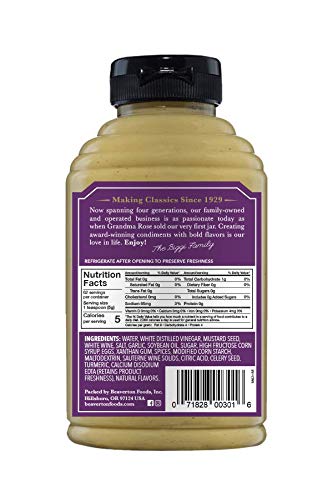 Miniatura 2 de Beaver Mostaza Dijon suave, botella exprimible de 11 onzas