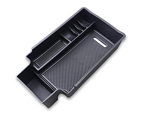 Salusy Car Center Console Armrest Box Glove Box Secondary Storage Compatible for Audi Q3 SUV (Audi Q3 2013-2018)