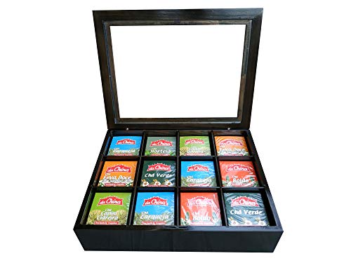 Caixa para 12 CHA &Eacute;bano