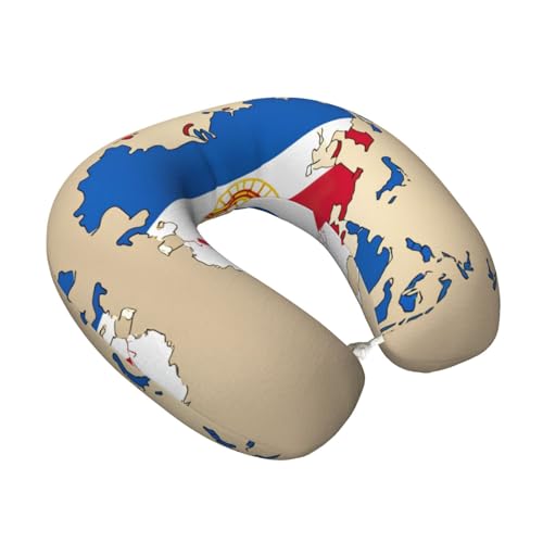 Almohada cervical viscoelástica U 25 cm x 30 cm miniatura 2