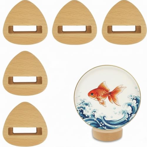 GeryVtee 6 Pcs Small Embroidery Hoop Stand Embroidery Hoop Display Stand Embroidery Frames for...