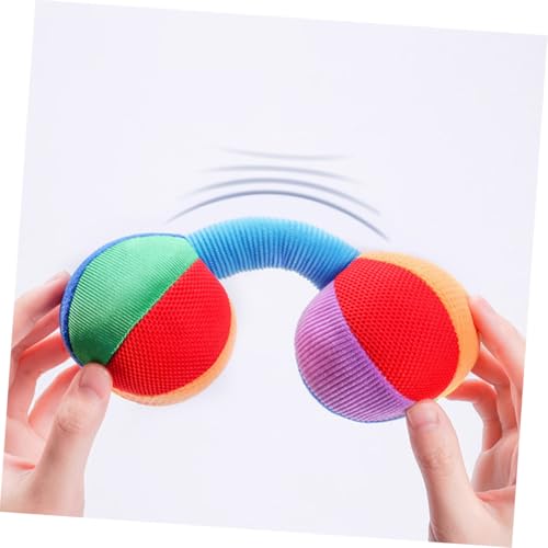 Haltères pour bébé en tissu : le jouet sensoriel idéal à la maison