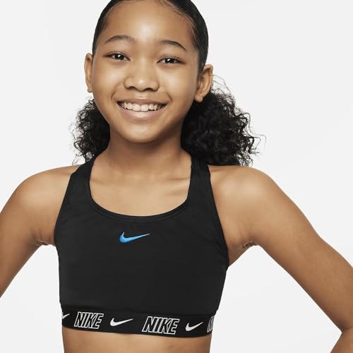 Nike Swim Big Kids' (Girls') Racerback Bikini & Shorts Set (Black, NESSE727-001) Size Small3