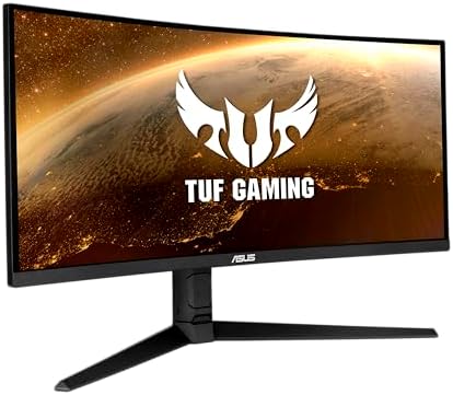 ASUS VG34VQL1B TUF 34 Inch Curved Gaming Monitor - WQHD (3440x1440), 165Hz, 1ms, Extreme Low Motion Blur, FreeSync Premium, Eye Care, Height Adjustable, DisplayHDR 400, DisplayPort, HDMI, USB — view 7