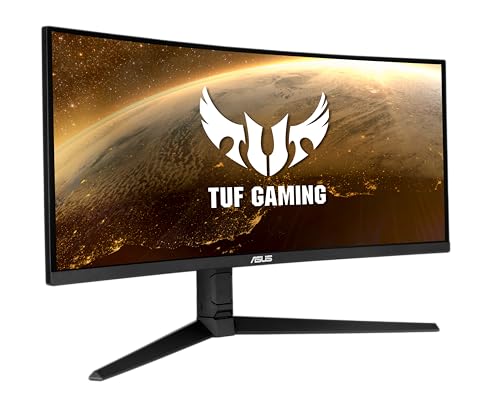 ASUS VG34VQL1B TUF 34 Inch Curved Gaming Monitor - WQHD (3440x1440), 165Hz, 1ms, Extreme Low Motion Blur, FreeSync Premium, Eye Care, Height Adjustable, DisplayHDR 400, DisplayPort, HDMI, USB by ASUS - Image 8