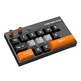 Teclado temporal de número de teléfono para coche, aparcamiento, placa de número de teléfono, negro y naranja