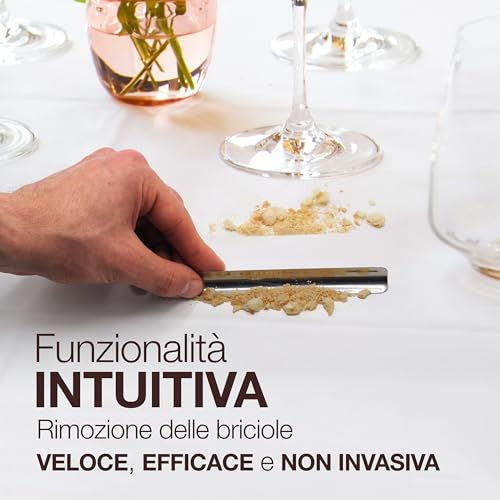 Vulcan Inox | Krümelfänger für den Tisch aus Edelstahl | Krümelfänger für Kellner | MADE IN ITALY