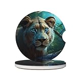 GGNKDL Dimensions du dessous de verre : diamètre 6,5 cm x épaisseur 0,6 cm. Le design de taille standard est adapté pour les porte-gobelets dans la plupart des voitures, camions, bateaux, véhicules tout-terrain et camions, ce qui en fait un excellent accessoire pour votre voiture.