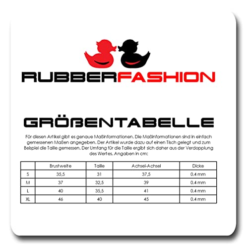 Rubberfashion Latex Bustier met open cups - taillelengte - sexy Latex BH voor dames en vrouwen - Afbeelding 6