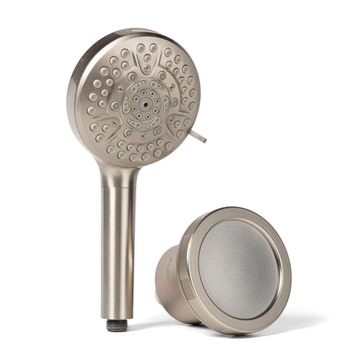 Image of MDhair Mounted & Handheld Filtered Showerhead Bundle for Healthier Hair & Skin - Multi-Stage Filter Removes Chlorine & Heavy Metals, Dermatologist-Formulated Shower Head Filter for Hard Water