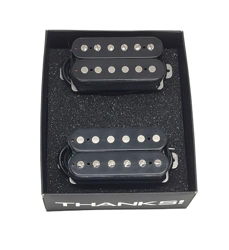 Kit de captadores Malagoli Custom 59 braço e Custom 84 ponte pretos para guitarra
