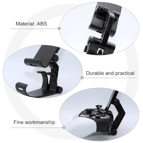 Soporte para gamepad ajustable negro compatible con consola Switch 7