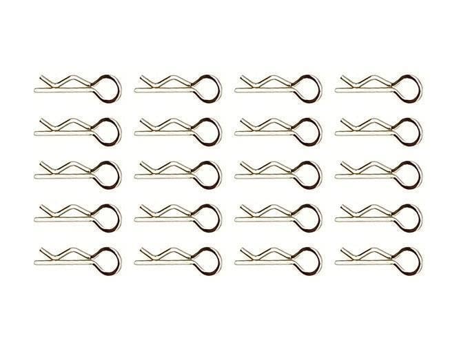24 RC Karosserie Clips - Edelstahl Klammern Mit Zuglasche