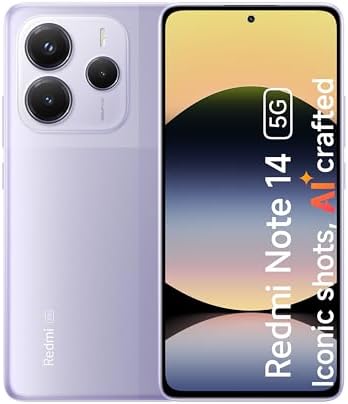 Redmi Note 14 5G Lavender Purple 8GB RAM 256GB - Global Version
