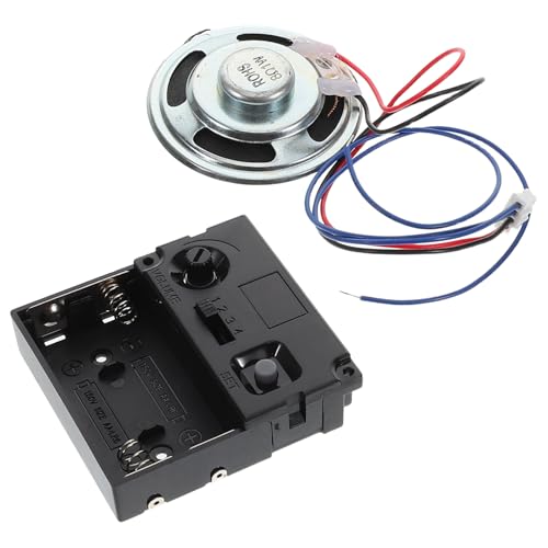 Kisangel Mecanismo de Reloj de Péndulo Caja de Música y Altavoz, Kit de Repuesto para Reparación de Relojes de Pared, Movimiento de Campana Musical Sonido Ajustable para Bricolaje