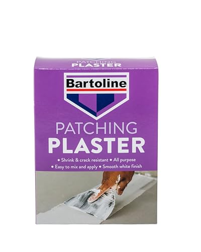 Bartoline Patching Plaster 1.5kg All-Purpose Filler for Cracks & Holes Smooth Finish for Walls Ceilings Wood Brick & More