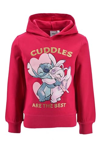 Sweat à capuche Stitch fille Disney idée cadeau anniversaire de 3 à 8 ans