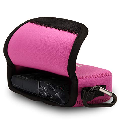 Funda para cámara MegaGear Panasonic Lumix DC-ZS200 Hot Pink miniatura 3