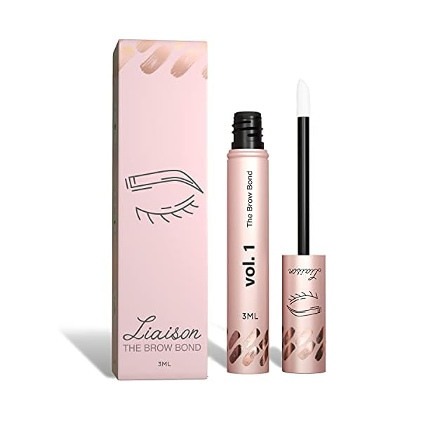 Liaison-Brow-Bond-Eyebrow-Growth-Serum-Natural-Peptide-Brow-Boost-Enhancer-for-Longer-Fuller-Thicker-Eyebrows-Vegan-Cruelty-Free-Paraben-Free-Talc-Free-Irritation-Free-Formula Eyebrow Growth Serum (3ml) Brow Serum for Thicker, Fuller, Healthier Brows - Premium Vegan & Cruelty-Free to Grow Eyebrows - Suero Para Pestañas Crecimiento - 2 Month Supply - USA, Women-Owned