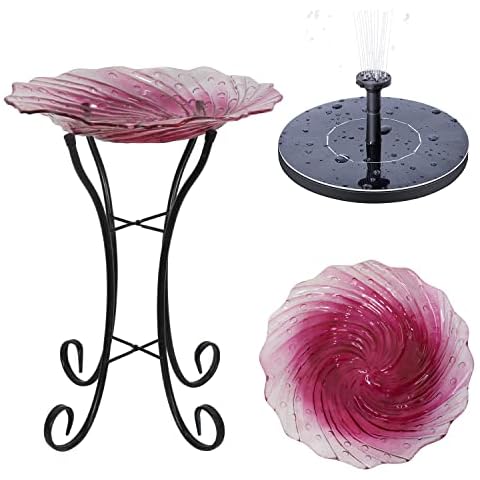 Grateful Gnome Hand-Painted Bird Bath Cover