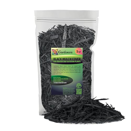 Premium Black Mulch by Gardenera - Beautify Your Garden and