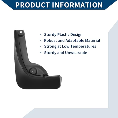Image of Mud Flaps Splash Guards W /Mount Accessories for Mercedes-Benz E-Class 2024 Front and Rear Mud Guards 1 Set