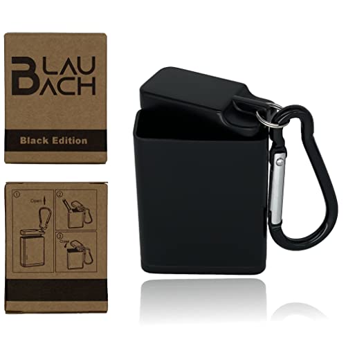 BLAUBACH® Taschenaschenbecher, Tragbarer Aschenbecher, geruchsdicht für...