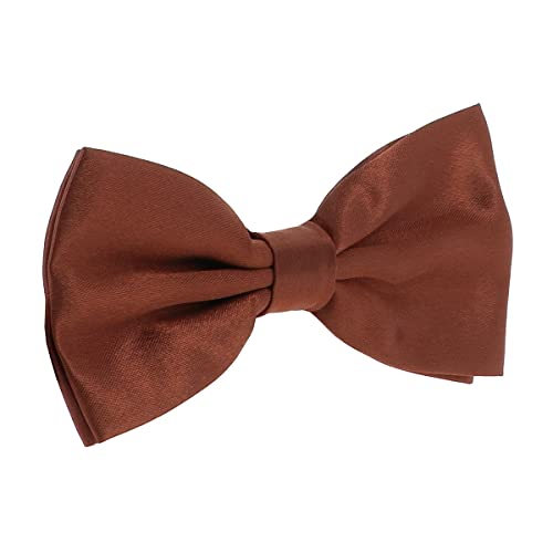 cravateSlim Noeud Papillon Marron clair - Noeud Papillon Homme Couleur Uni - Accessoire Chemise et Costume - Mariage, Cérémonie