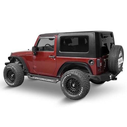 Estribos laterales 7" para Jeep Wrangler JK 2 puertas miniatura 5