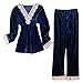 Pigiama Set Donna Primavera Autunno Camicia Da Notte Morbido Pigiameria Manica Lunga, E, L