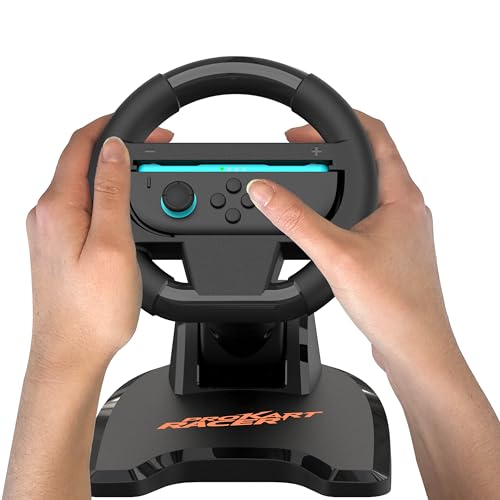 Subsonic, Volante Pro Kart Racer Per Nintendo Switch E Switch 2, Nero - 5