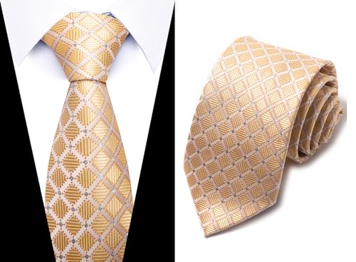 Image of Passabin Tie For Men Necktie Woven Jacquard Neck Ties Set 6 PCS