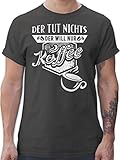 witzige sportshirts ✔️ BAUMWOLL SHIRT: Unser Herren TShirt besteht zu 100% aus Baumwolle (in der Farbe Grau Meliert zu 90% aus Baumwolle und zu 10 % aus Polyester). Das Cotton Shirt ist durch den hohen Baumwollanteil besonders atmungsaktiv und widerstandsfähig. Beim Waschen ist das Shirt super pflegeleicht und bei 30° waschbar. Außerdem ist dieser Stoff dafür bekannt sehr hautfreundlich und besonders weich zu sein. In diesem bequemen Jersey Shirt fühlst du dich garantiert wohl!