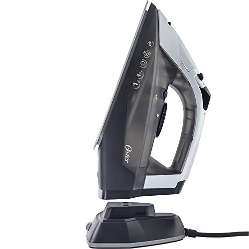 Ferro de Passar a Vapor Oster sem Fio , Ceramic, Cinza, 220V, 2200W, GCSTCC3000