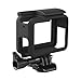 Frame Mount Case for GoPro Hero 5/6/7 (2018), Black Action Camera Case, Side and Top Opening Protective Housing Cases with Quick Release Bracket